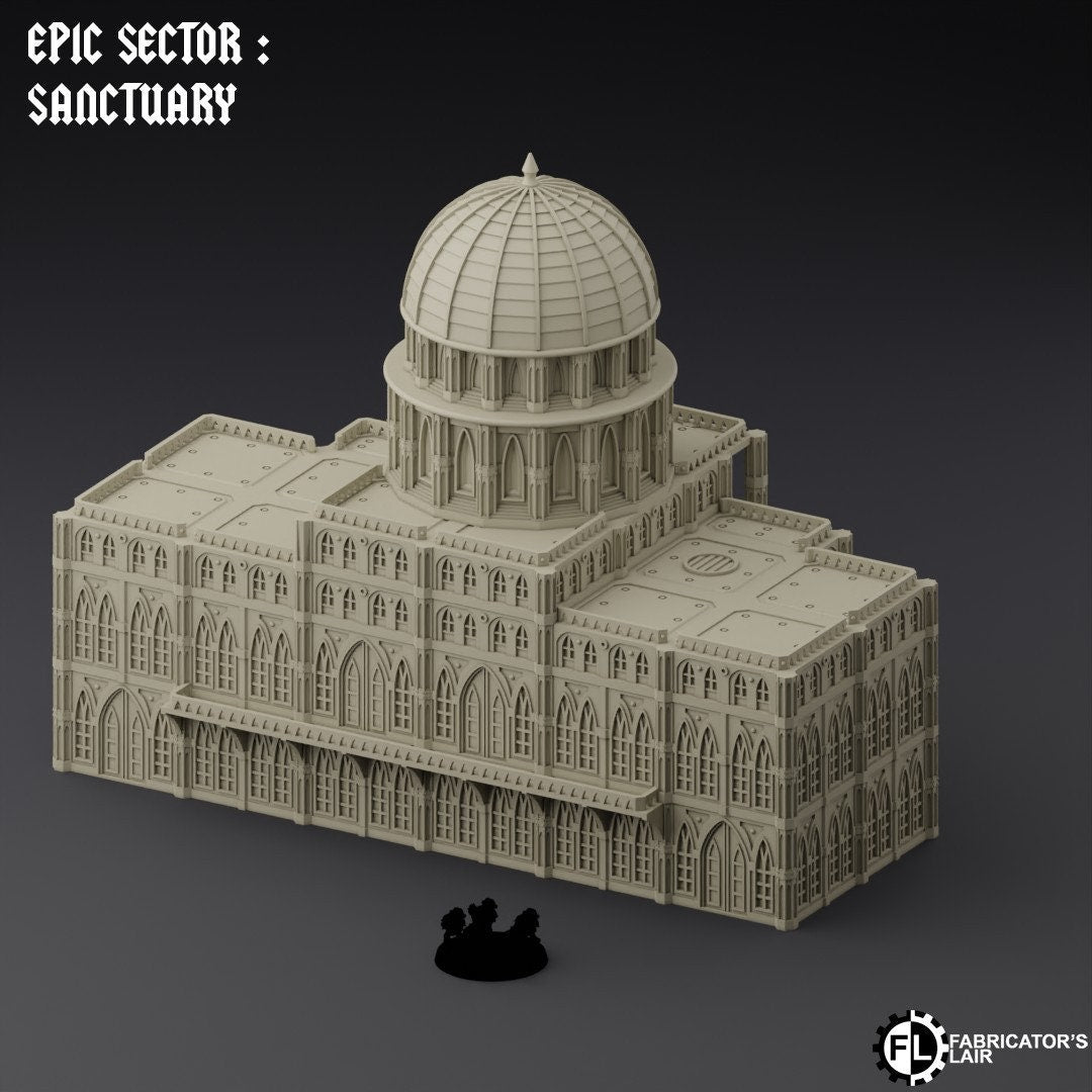 Ruined City Large Building Scatter Terrain - Epic Scale -