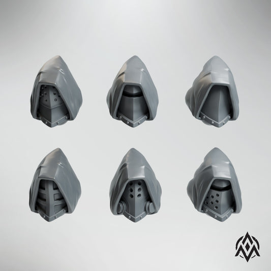 20 x hooded crusader helmets