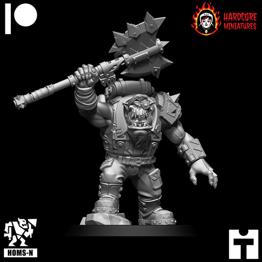 Brit Orcs Noble Big Officer - Hardcore Miniatures - Modular Ork Boyz