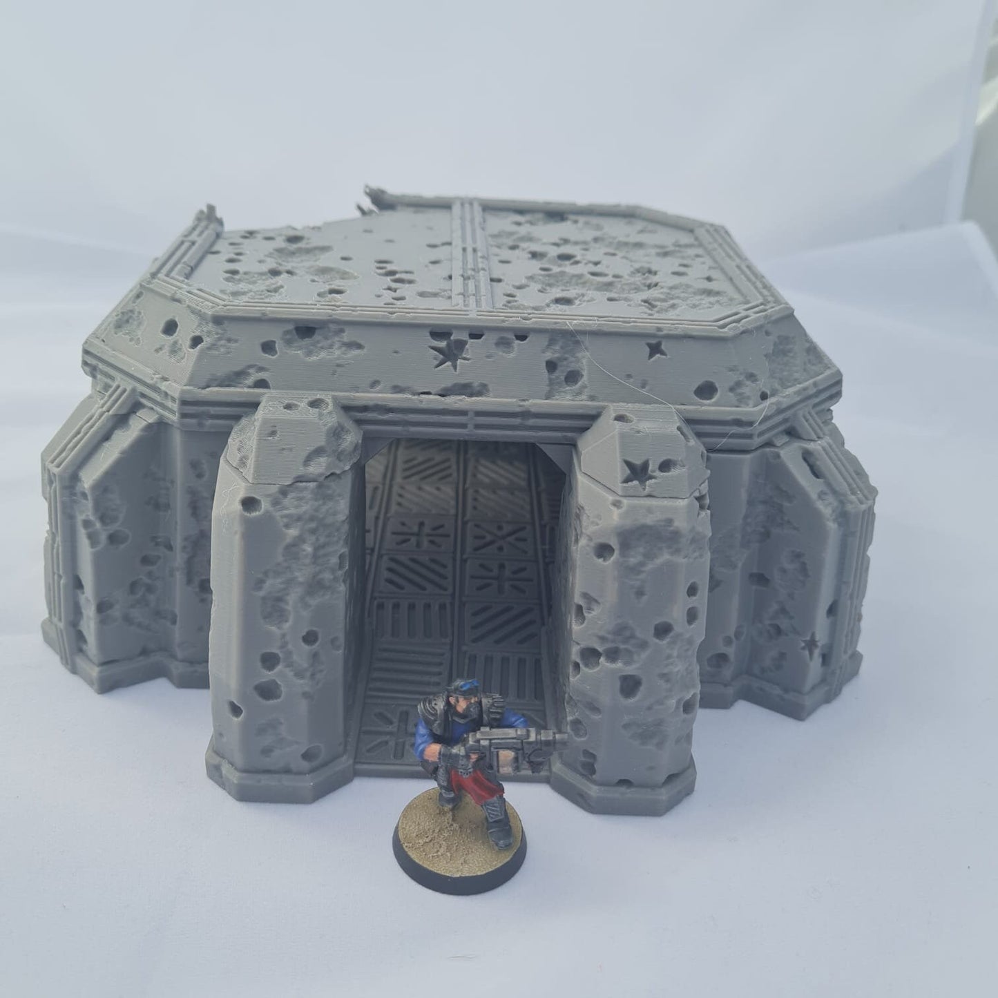 Large Bunker - Terrain - Tabletop Industrial Miniature Wargaming Terrain