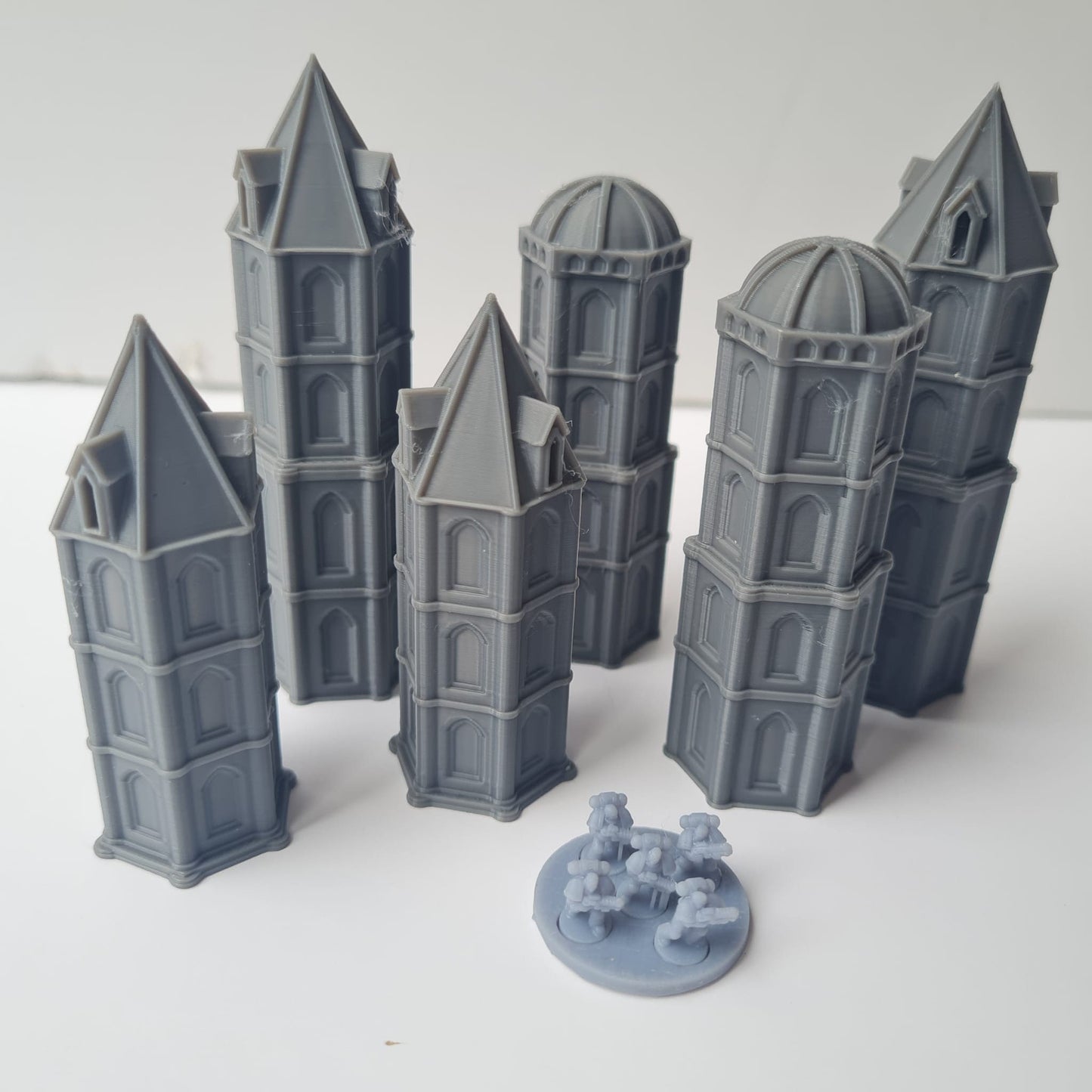 6 x Epic Spires Small Scatter Terrain - Epic Scale -
