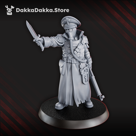 Lieutenant #1 - Steel Union / New Antioch Proxy by Dakka Dakka - Trench Crusade Proxies