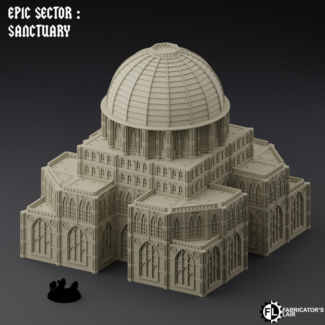 Ruined City Large Building Scatter Terrain - Epic Scale -