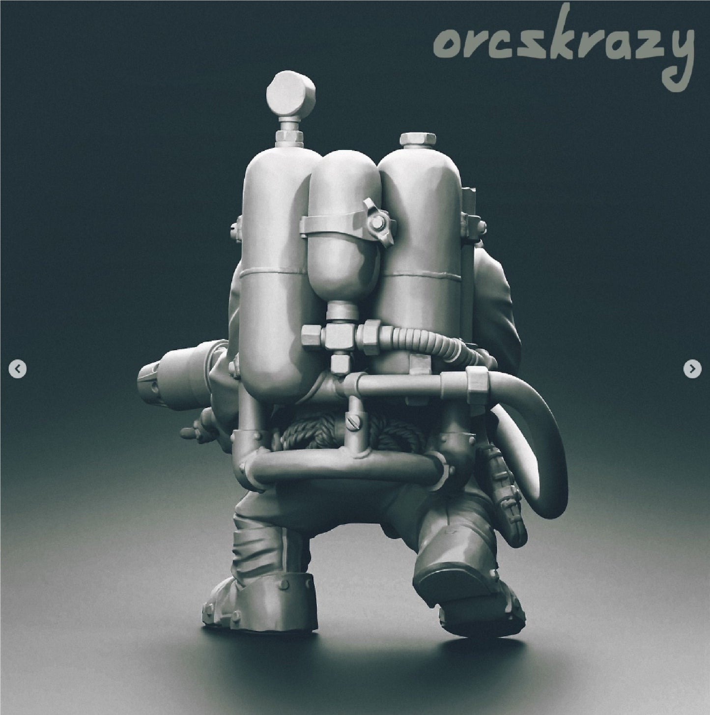 Kurt Rorksell Flame Boy - OrksCrazy - Orkaz Orcs Gobbo