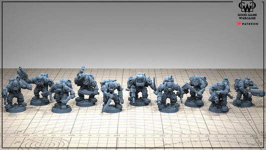 10 x Orkaz Ork Orc Boyz Big Tootha - Nobz Nob, Shoota Boys - Patrol of Combat - Killest of Teams - Squad 2