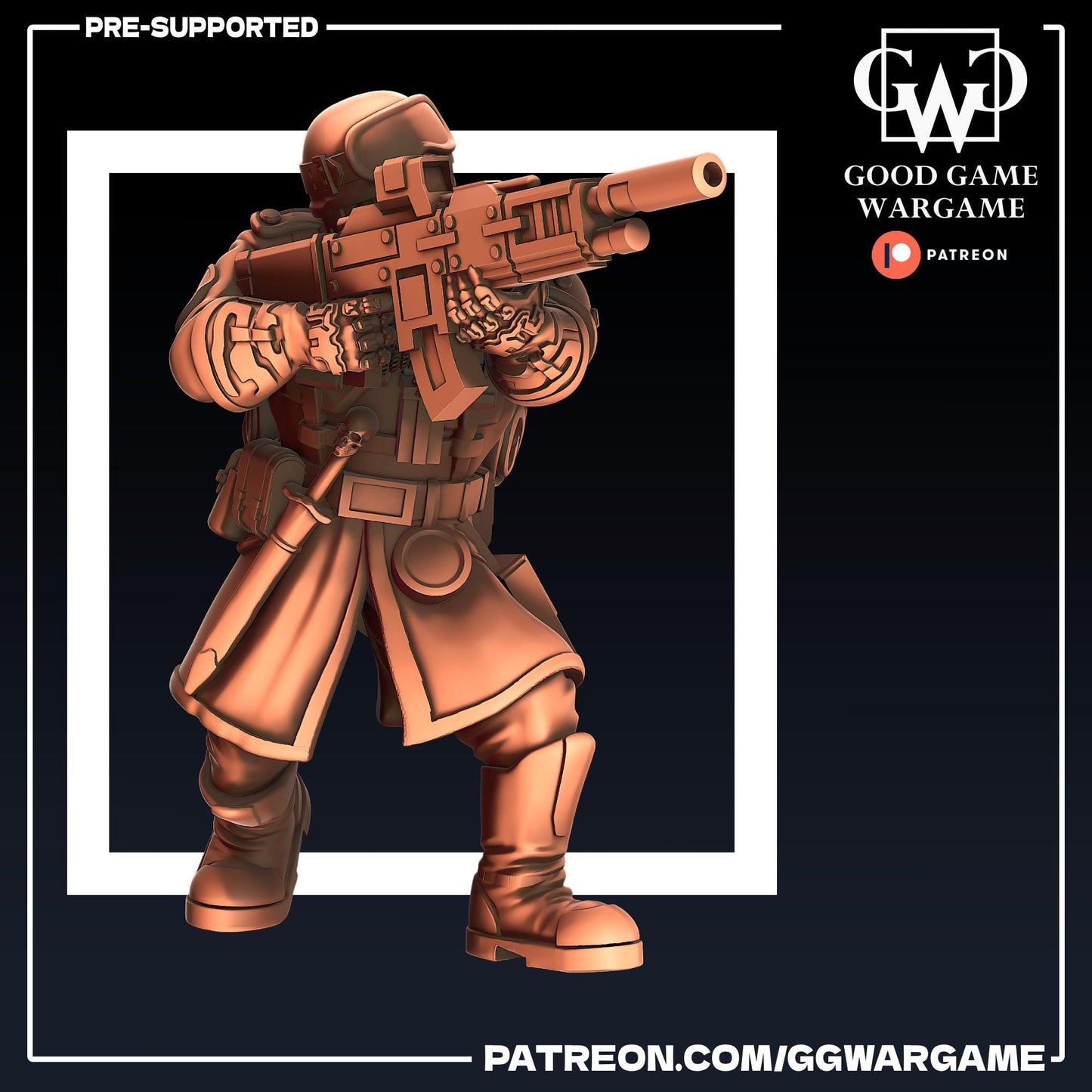 Steel Legion Squad - Imperial Division Guard Militarum