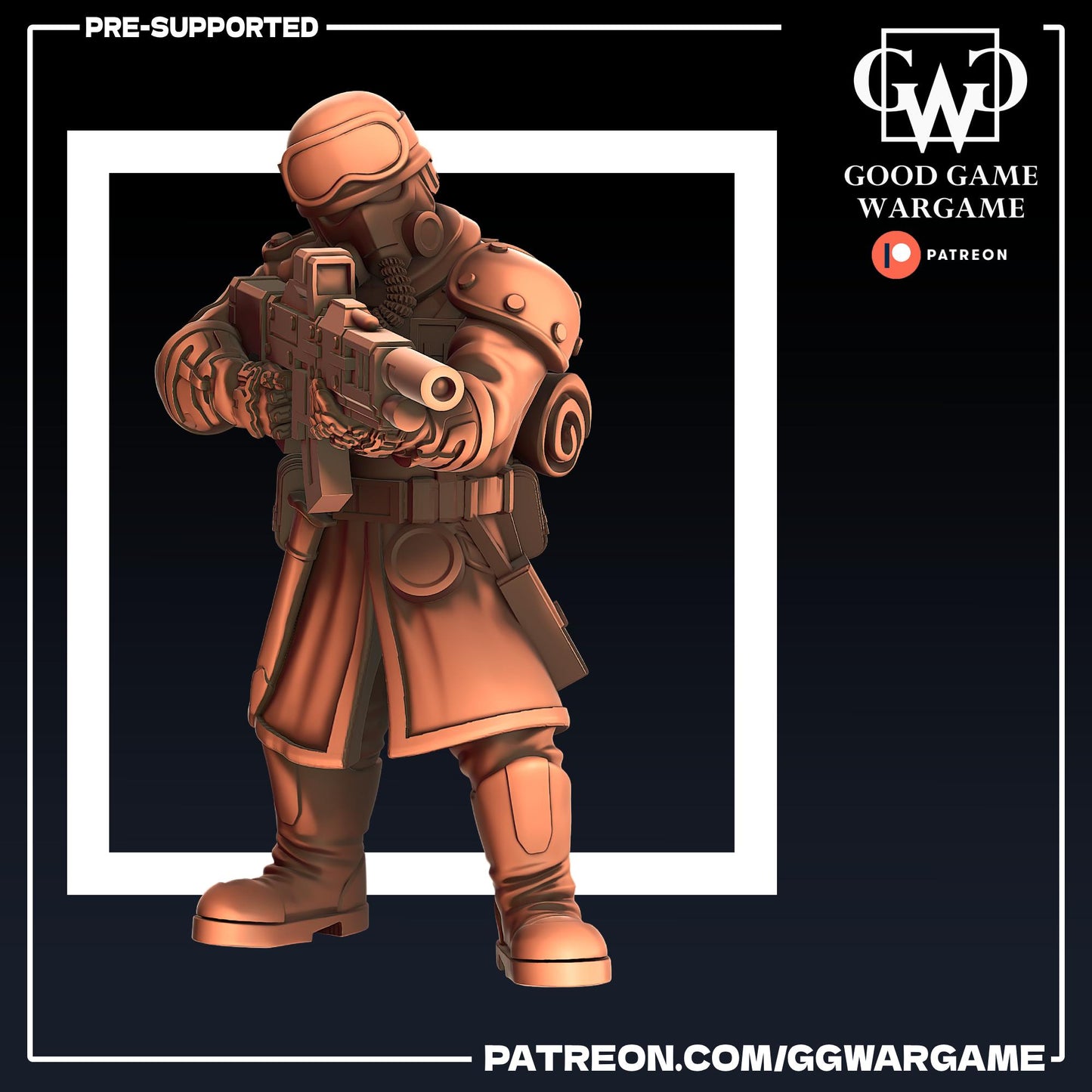 Steel Legion Squad - Imperial Division Guard Militarum
