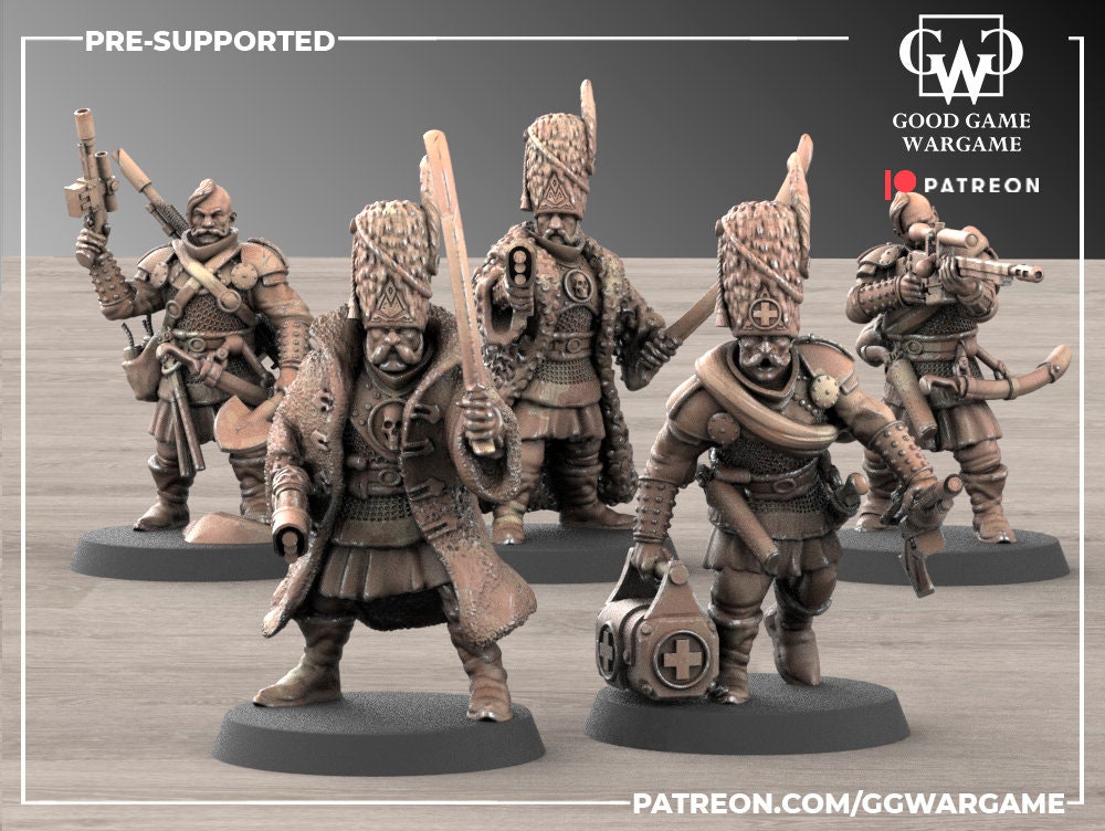 10 x Imperial Firstborn of the 2nd Guard Division - Infantry Squad - Hussars