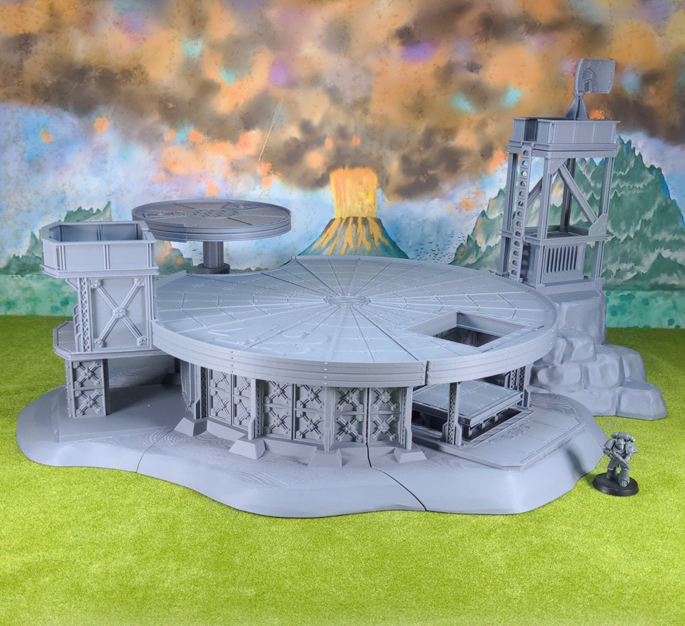 Retro Sci-fi Landing Pad
