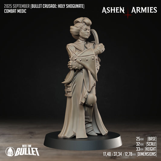 Combat Medic - Holy Shogunate - New Church Proxy - Trench War - Trench Crusade Compatible.
