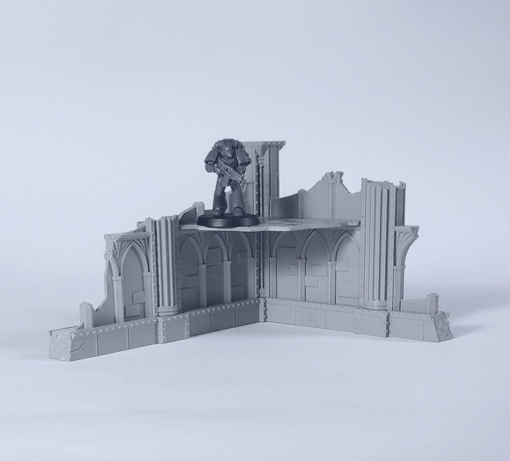 Retro Gothic Ruins, 20 Piece Set.