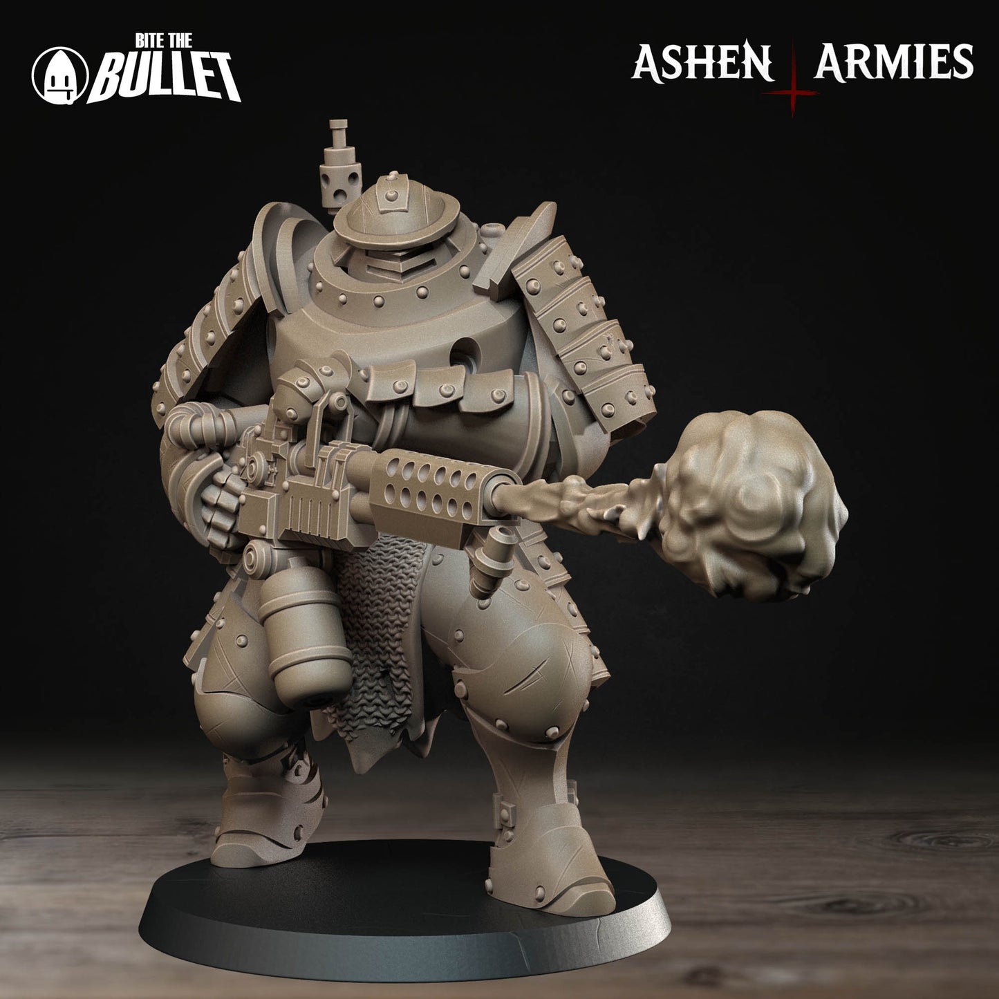 Mechanised Soldier with Flamethrower- Holy Shogunate - New Church Proxy - Trench War Trench Crusade Compatible. (Copy)