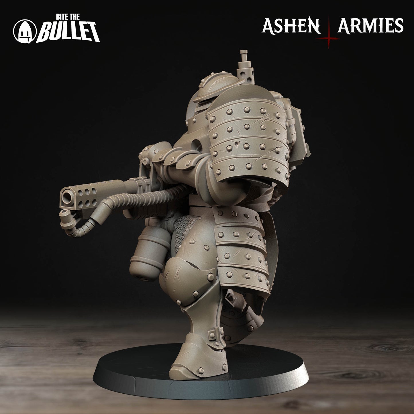 Mechanised Soldier with Flamethrower- Holy Shogunate - New Church Proxy - Trench War Trench Crusade Compatible. (Copy)