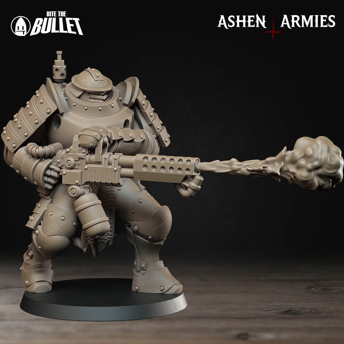 Mechanised Soldier with Flamethrower- Holy Shogunate - New Church Proxy - Trench War Trench Crusade Compatible. (Copy)