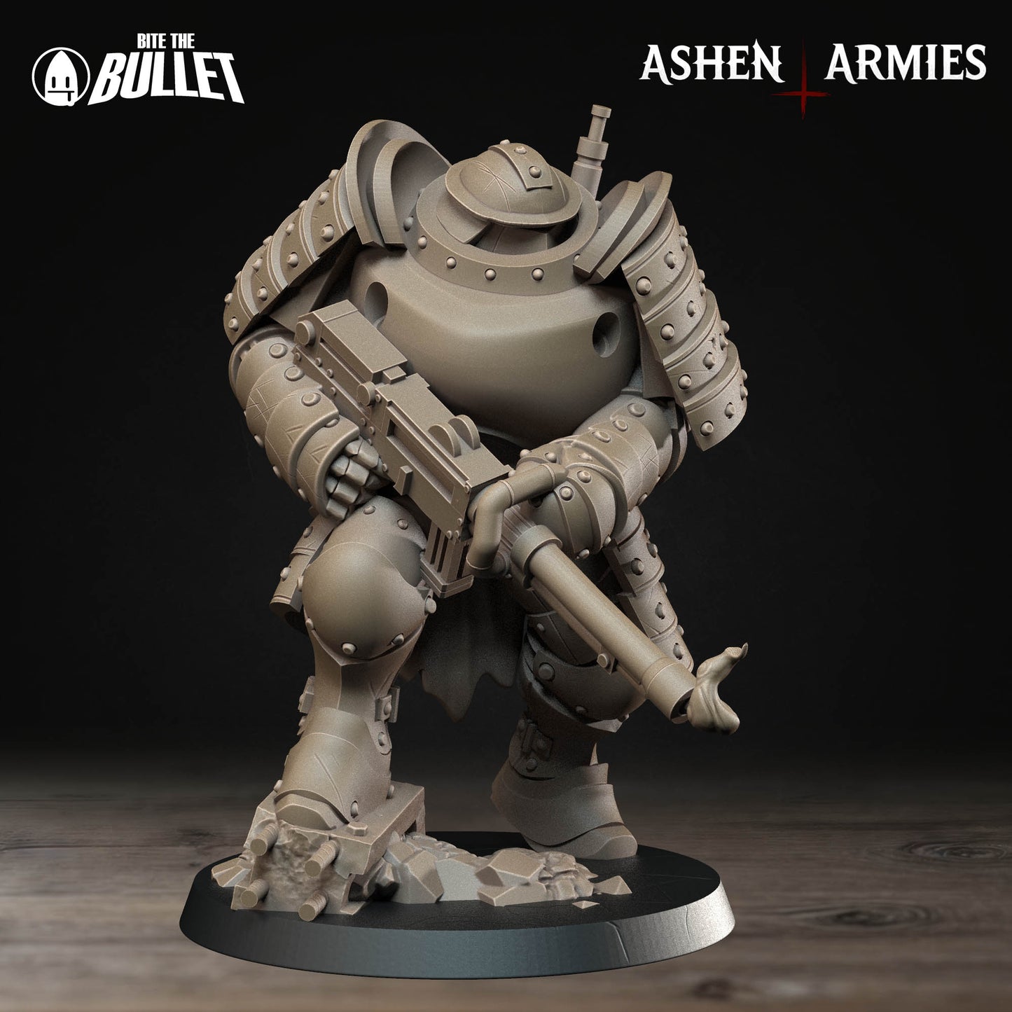 Mechanised Soldier with Heavy Shotgun - Holy Shogunate - New Church Proxy - Trench War - Trench Crusade Compatible