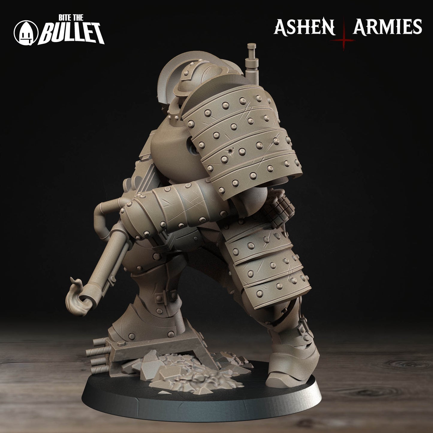 Mechanised Soldier with Heavy Shotgun - Holy Shogunate - New Church Proxy - Trench War - Trench Crusade Compatible