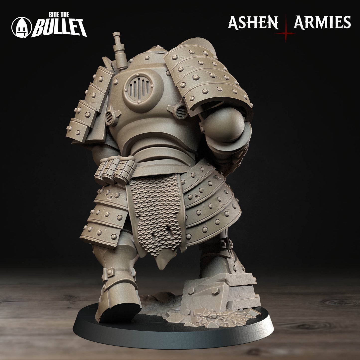 Mechanised Soldier with Heavy Shotgun - Holy Shogunate - New Church Proxy - Trench War - Trench Crusade Compatible