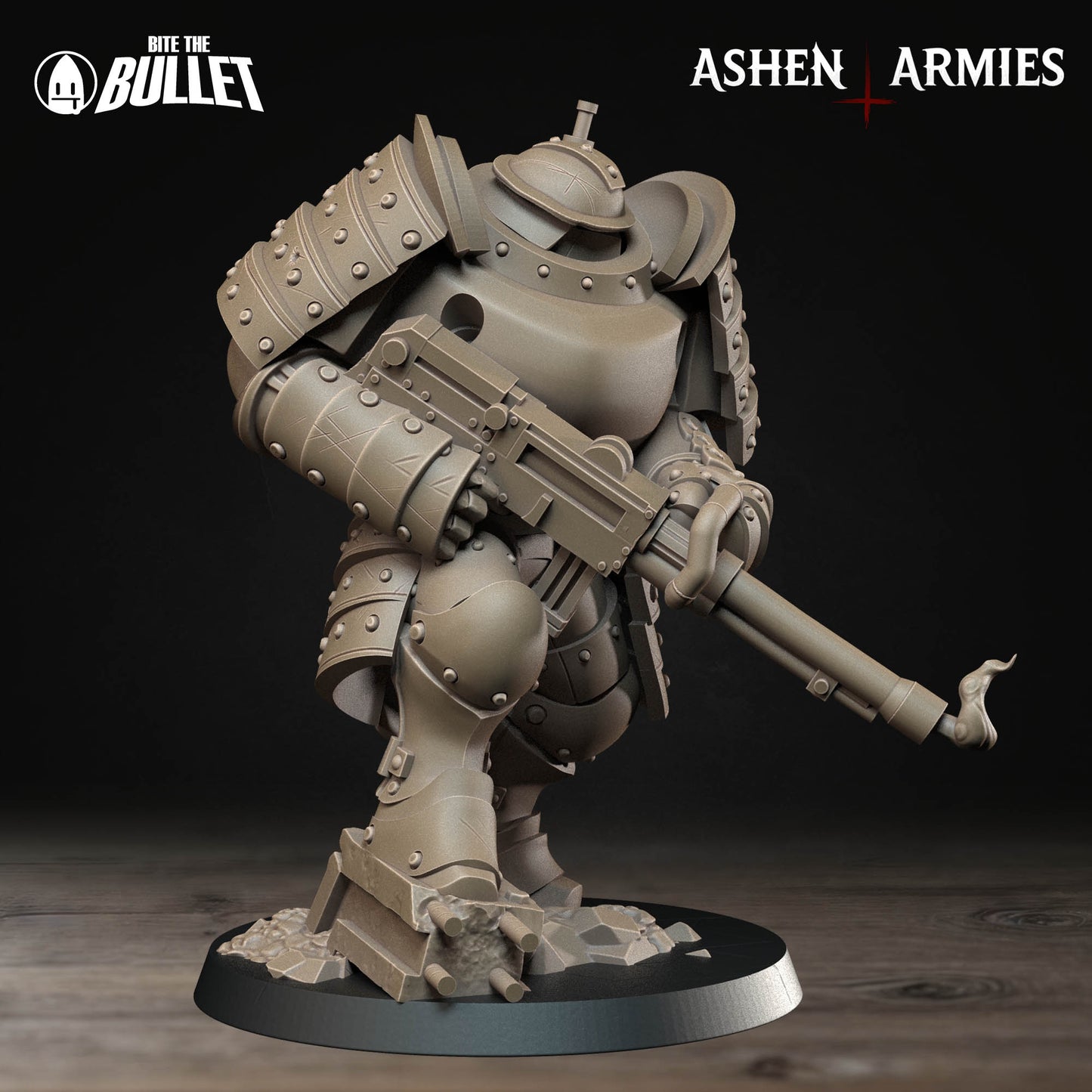 Mechanised Soldier with Heavy Shotgun - Holy Shogunate - New Church Proxy - Trench War - Trench Crusade Compatible