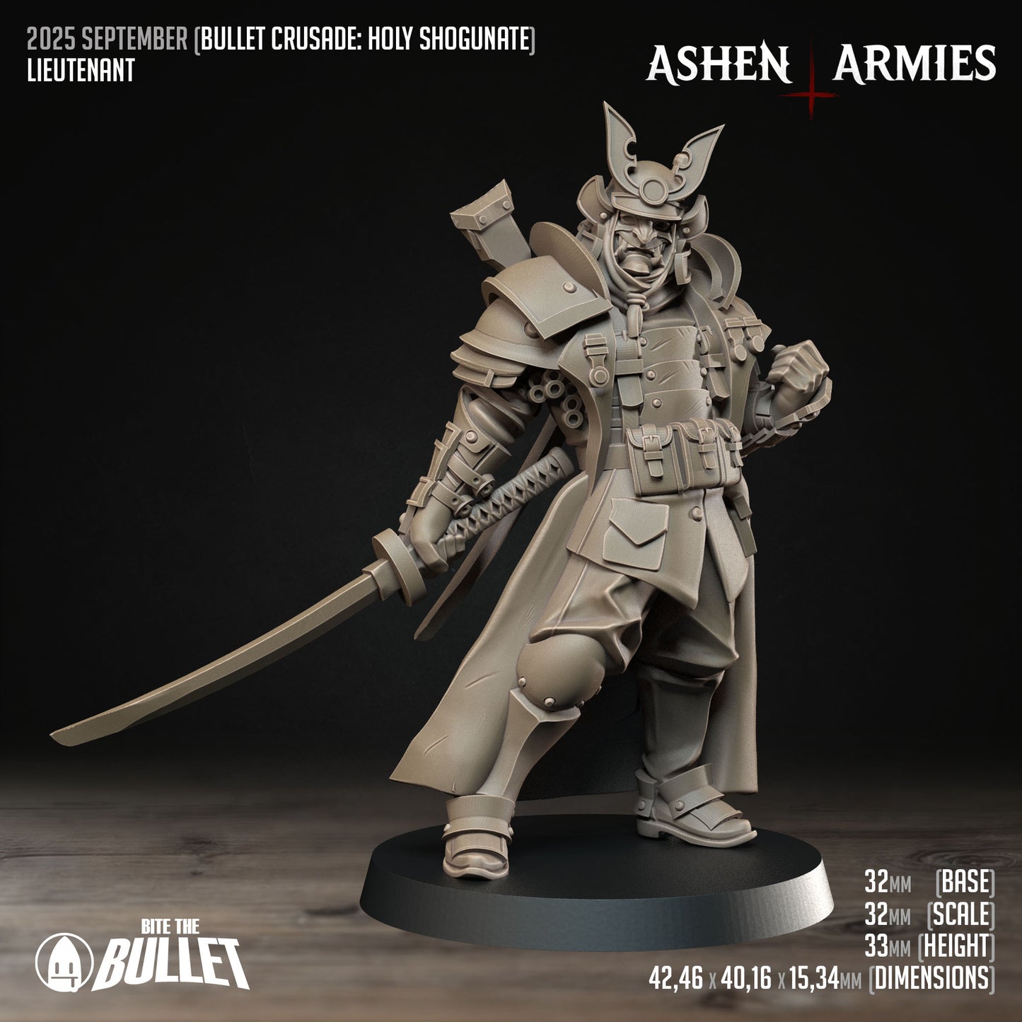 Holy Shogunate - Lieutenant - New Church Proxy - Trench War - Trench Crusade Compatible