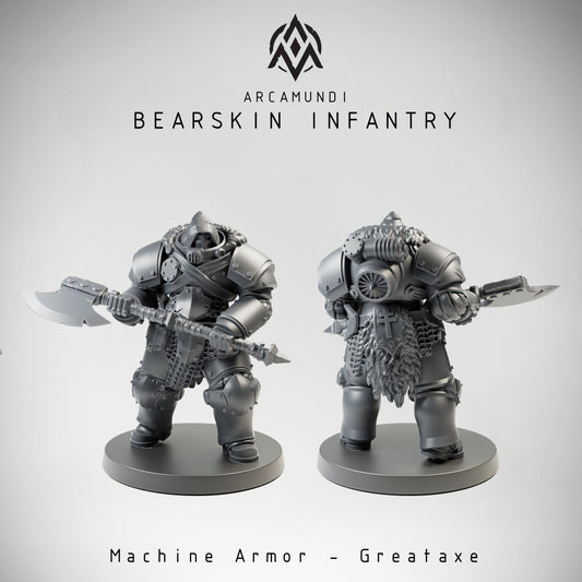 Bearskin Infantry - Machine Armor - Greataxe