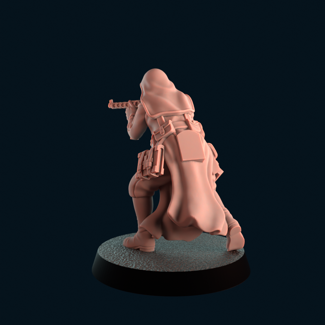 2 x SMG Nun - Antioch - Trench Crusade Proxy