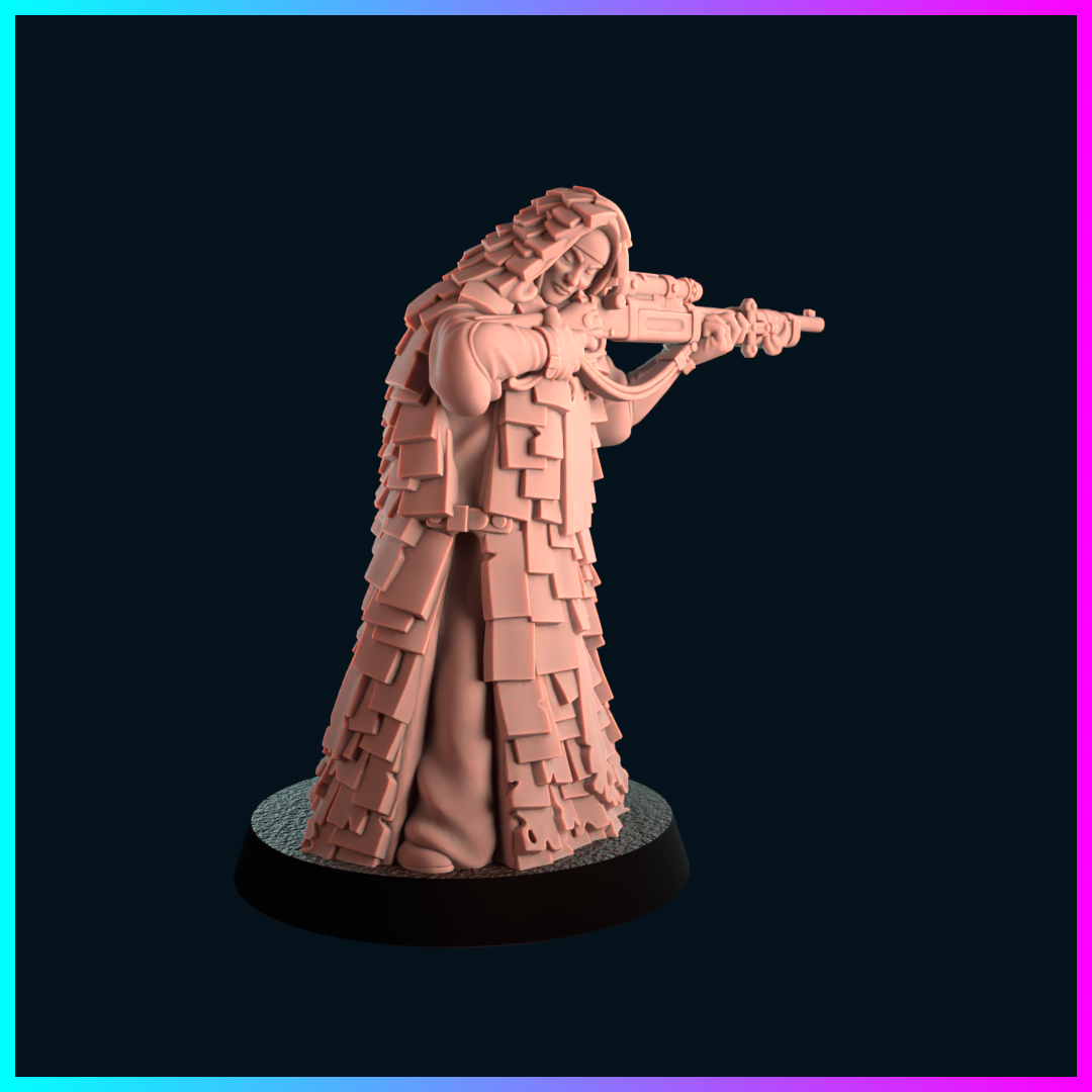 2 x Sniper Nun - Antioch - Trench Crusade Proxy
