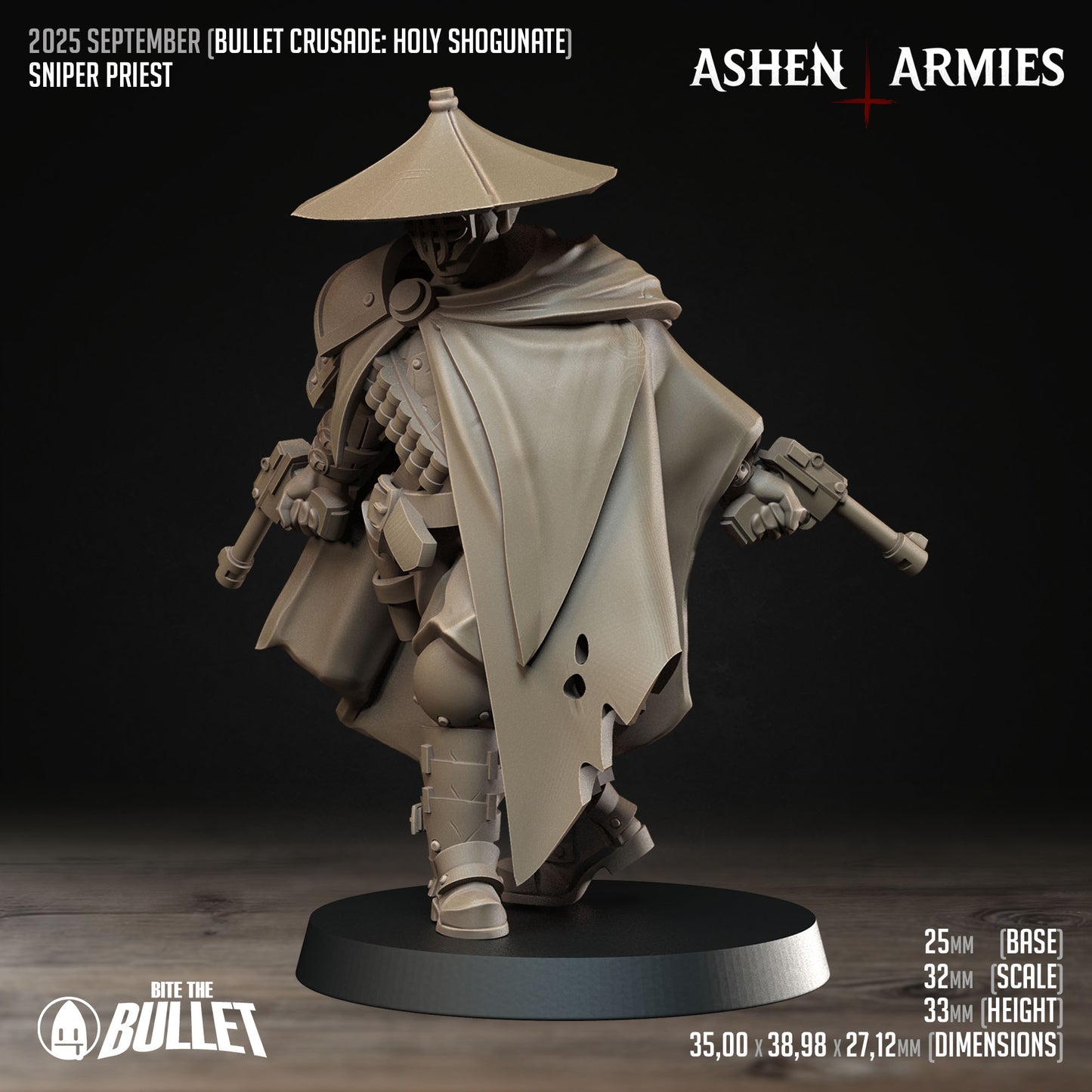 Bullet Crusade | Holy Shogunate - Sniper Priest - Trench Crusade Compatible