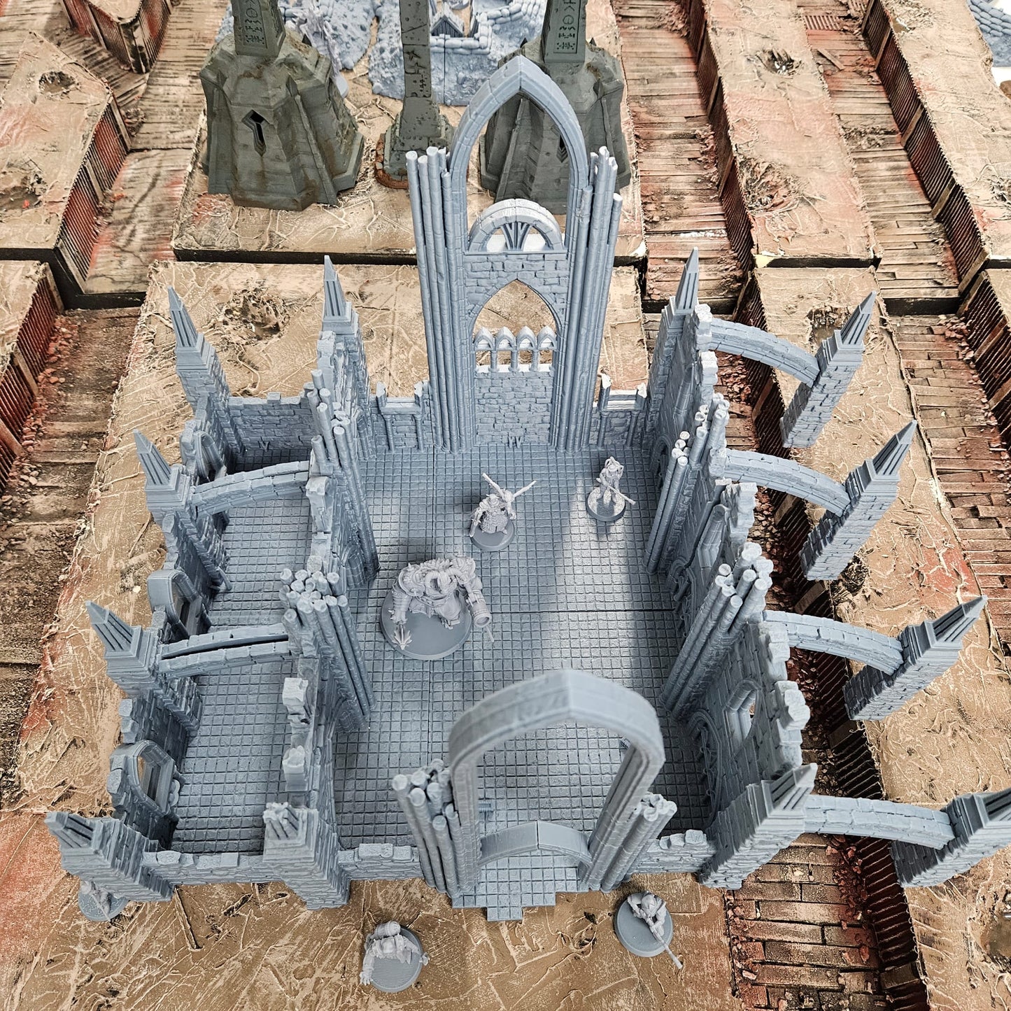 Cathedral of the Gods - Epic Center Piece - 28mm-32mm Scale - FDM Printed.
