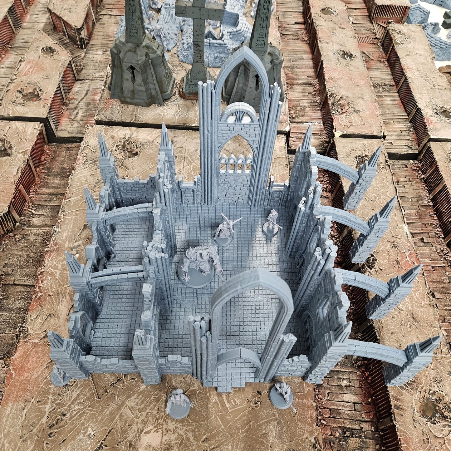 Cathedral of the Gods - Epic Center Piece - 28mm-32mm Scale - FDM Printed.