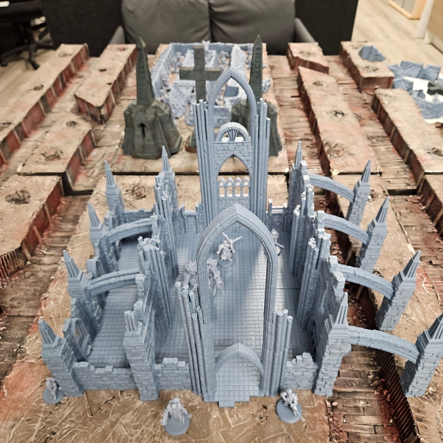 Cathedral of the Gods - Epic Center Piece - 28mm-32mm Scale - FDM Printed.