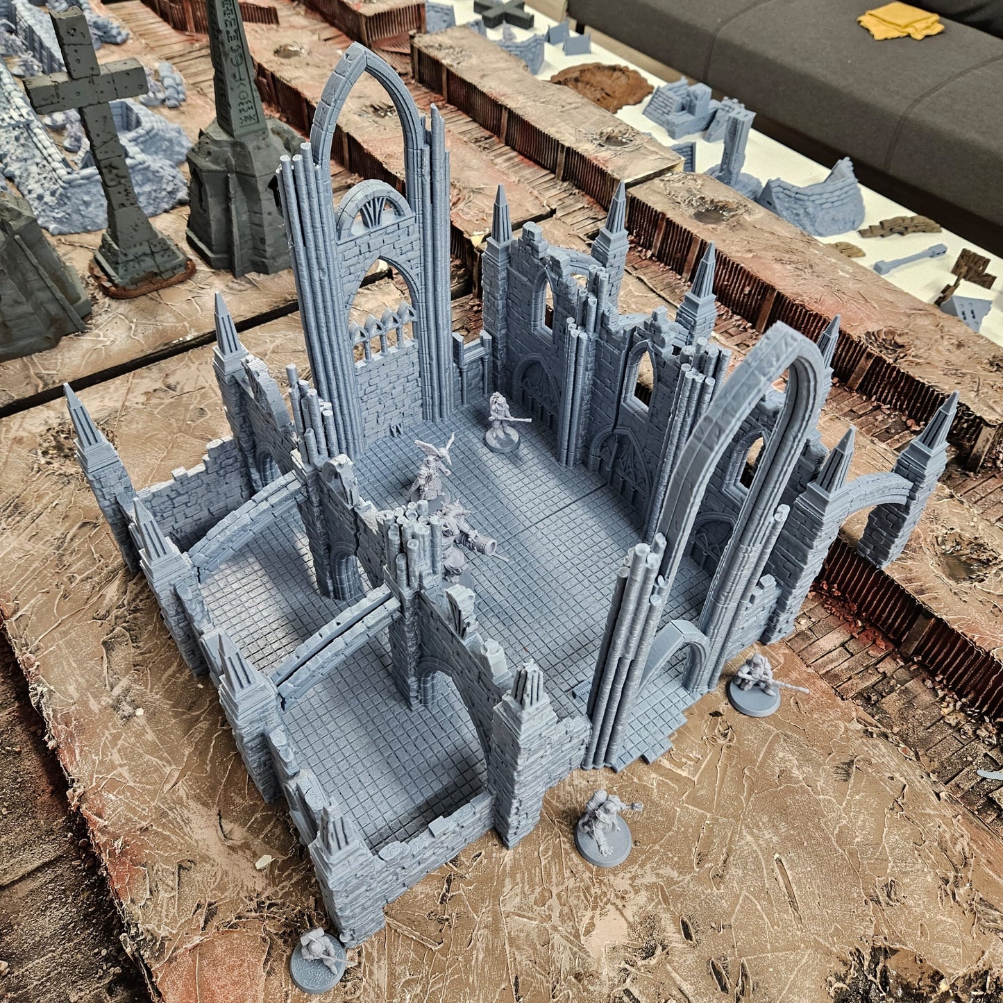 Cathedral of the Gods - Epic Center Piece - 28mm-32mm Scale - FDM Printed.