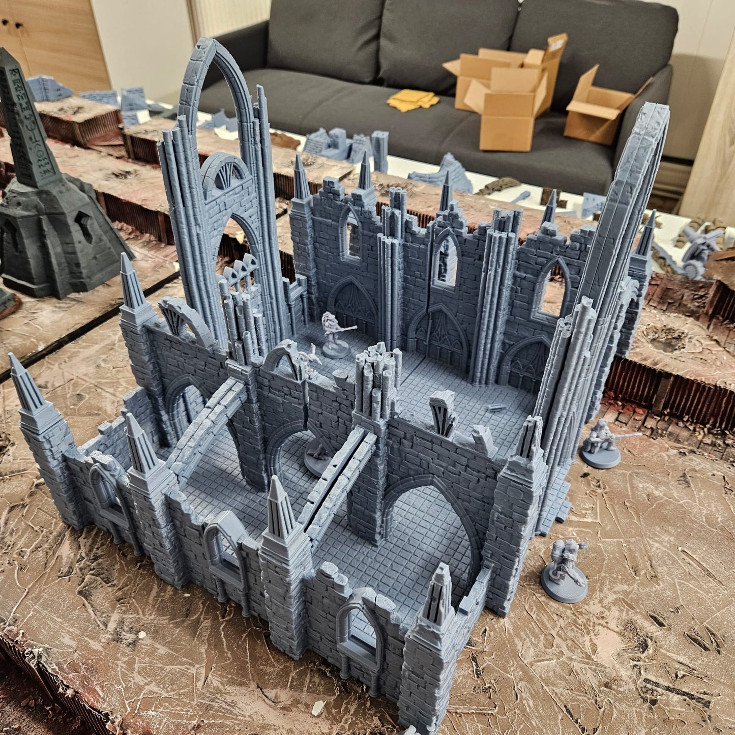 Cathedral of the Gods - Epic Center Piece - 28mm-32mm Scale - FDM Printed.
