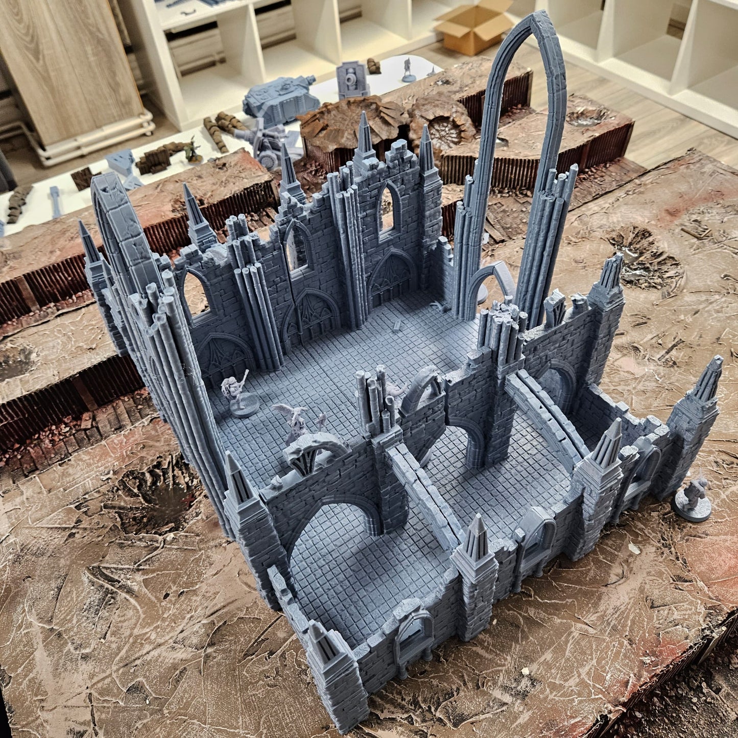 Cathedral of the Gods - Epic Center Piece - 28mm-32mm Scale - FDM Printed.