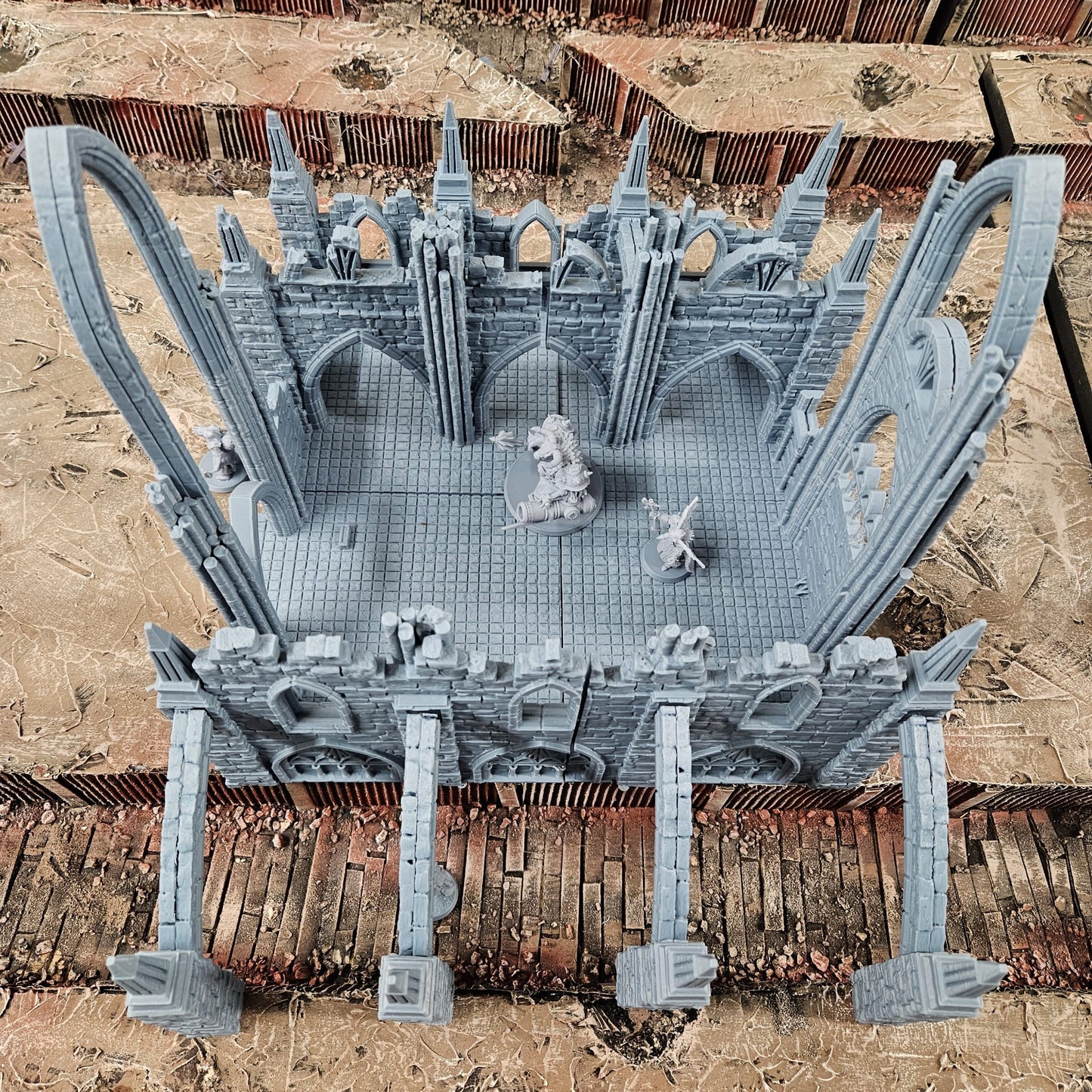 Cathedral of the Gods - Epic Center Piece - 28mm-32mm Scale - FDM Printed.