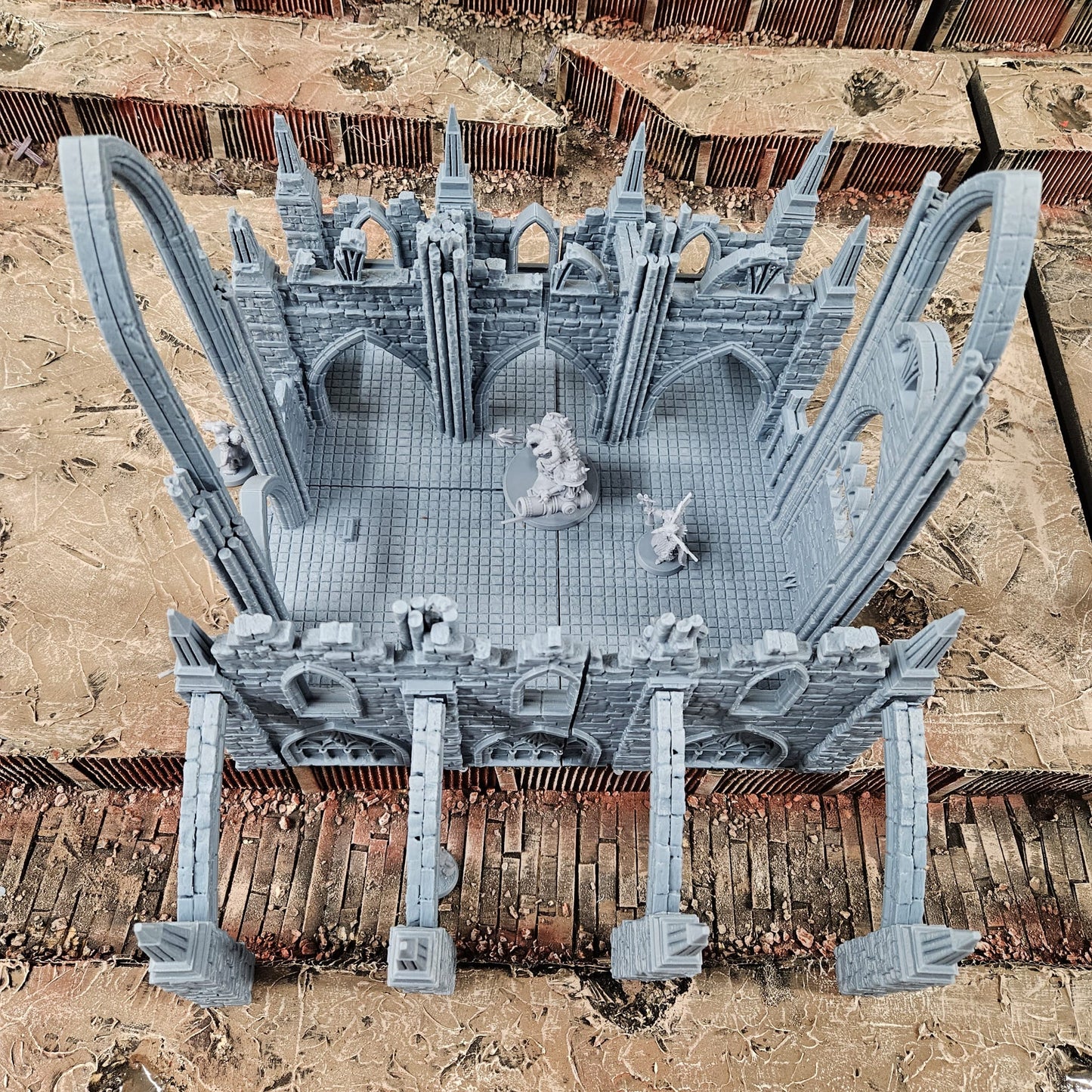 Cathedral of the Gods - Epic Center Piece - 28mm-32mm Scale - FDM Printed.