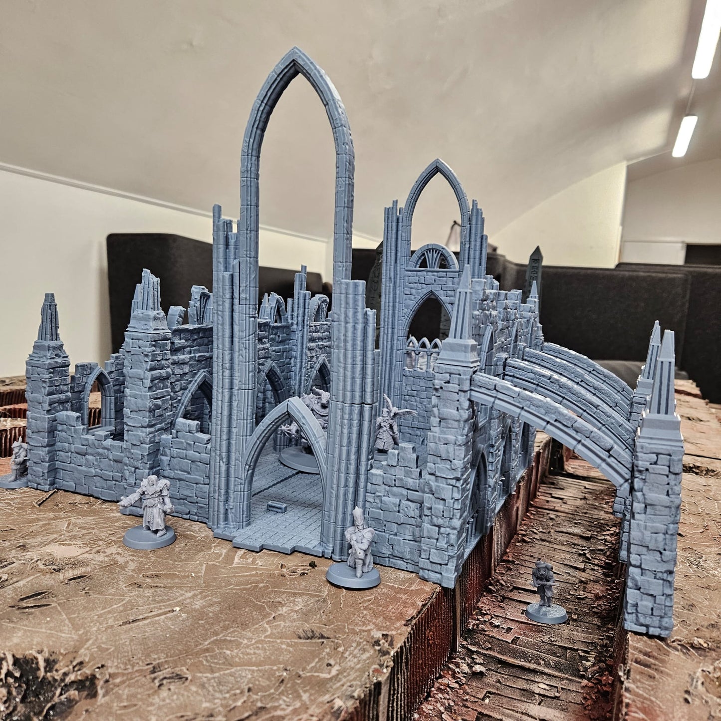 Cathedral of the Gods - Epic Center Piece - 28mm-32mm Scale - FDM Printed.