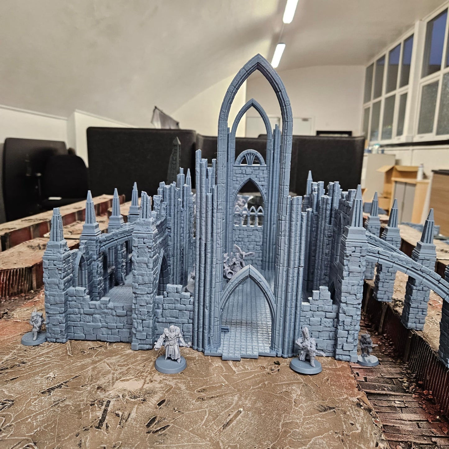 Cathedral of the Gods - Epic Center Piece - 28mm-32mm Scale - FDM Printed.