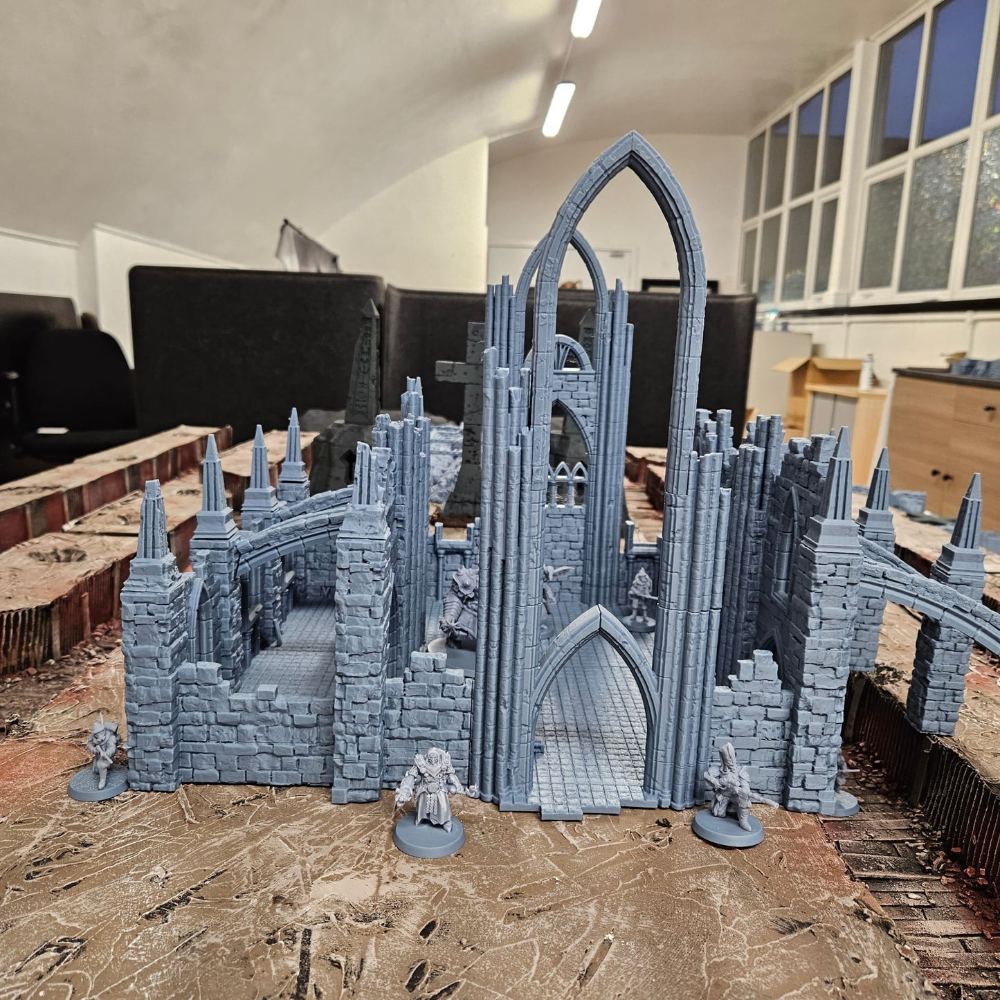 Cathedral of the Gods - Epic Center Piece - 28mm-32mm Scale - FDM Printed.