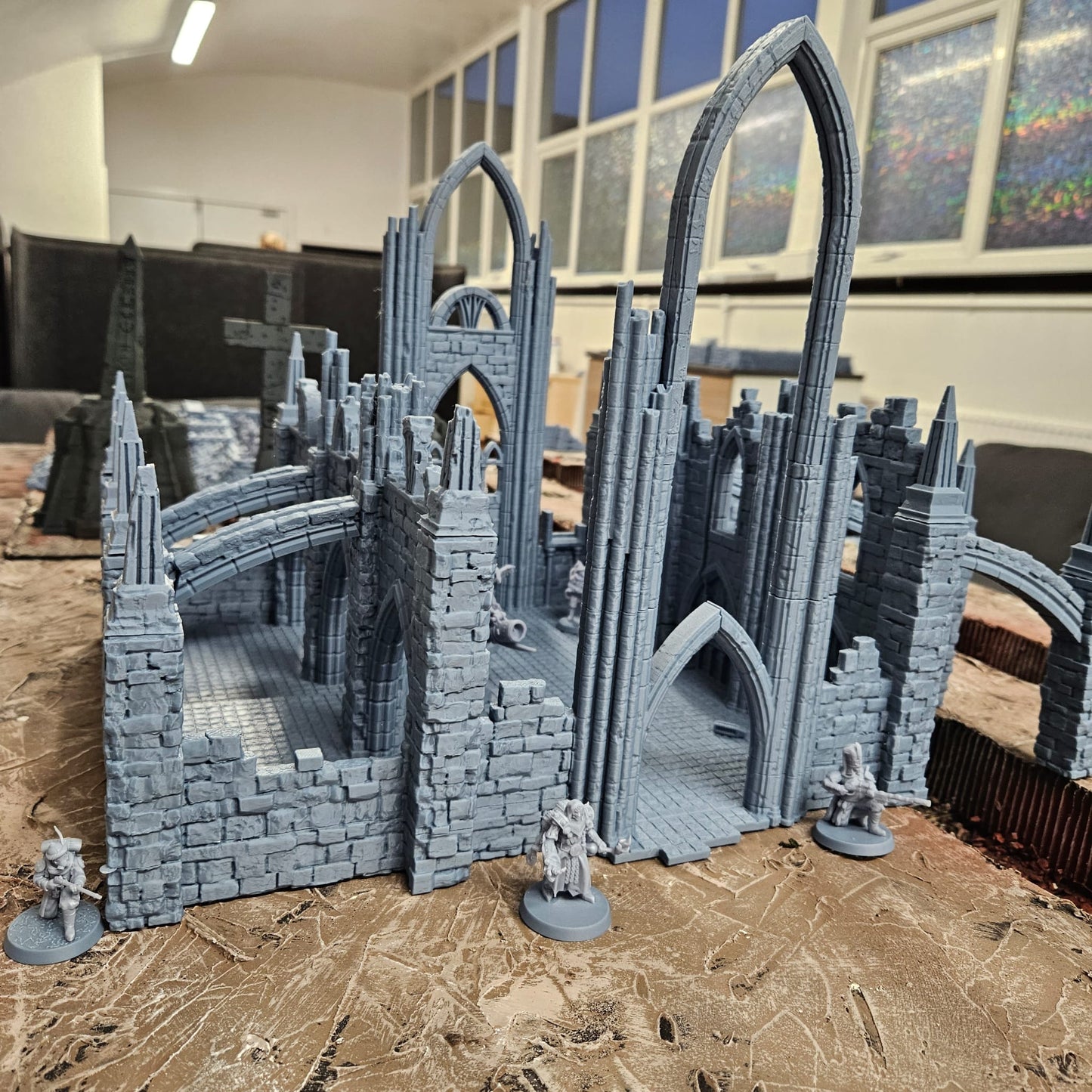 Cathedral of the Gods - Epic Center Piece - 28mm-32mm Scale - FDM Printed.