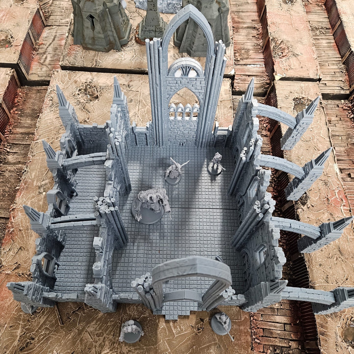 Cathedral of the Gods - Epic Center Piece - 28mm-32mm Scale - FDM Printed.