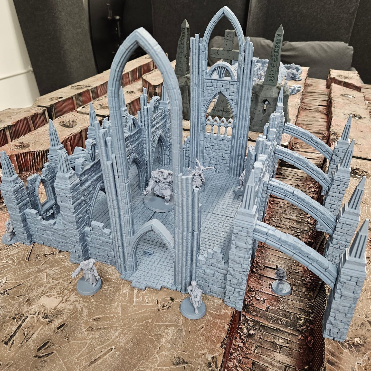 Cathedral of the Gods - Epic Center Piece - 28mm-32mm Scale - FDM Printed.