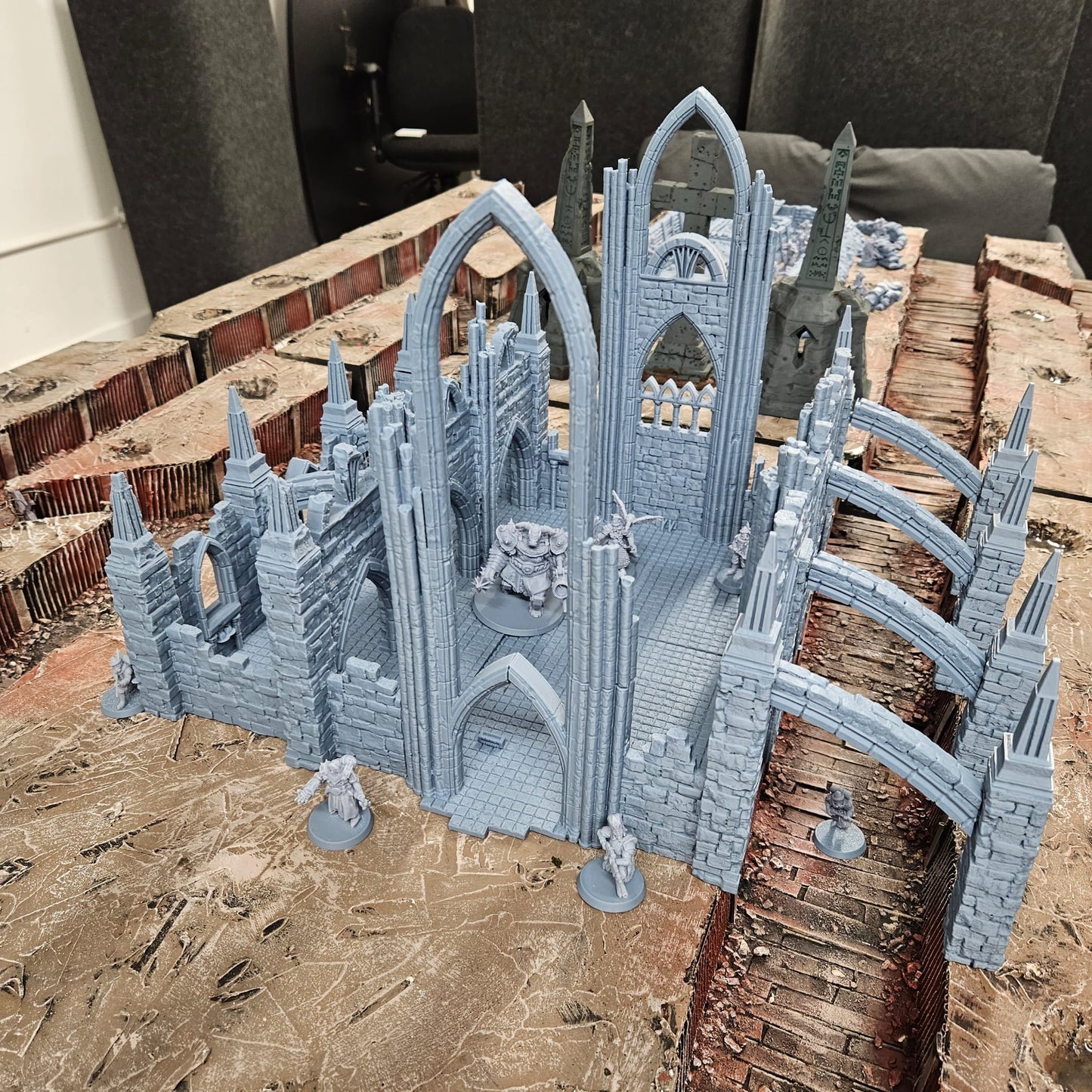 Cathedral of the Gods - Epic Center Piece - 28mm-32mm Scale - FDM Printed.
