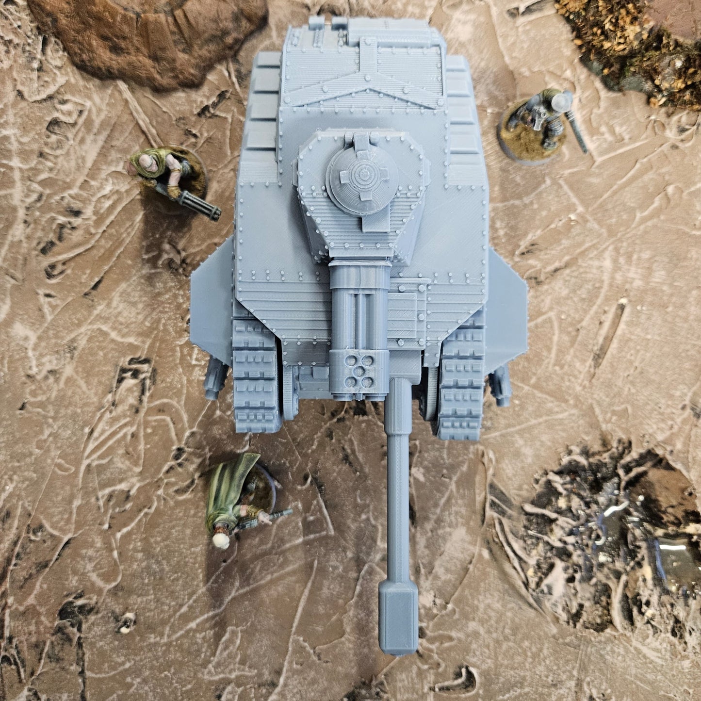 Steel Goliath Battle Tank  - FDM Printed - 28-32mm Scale.