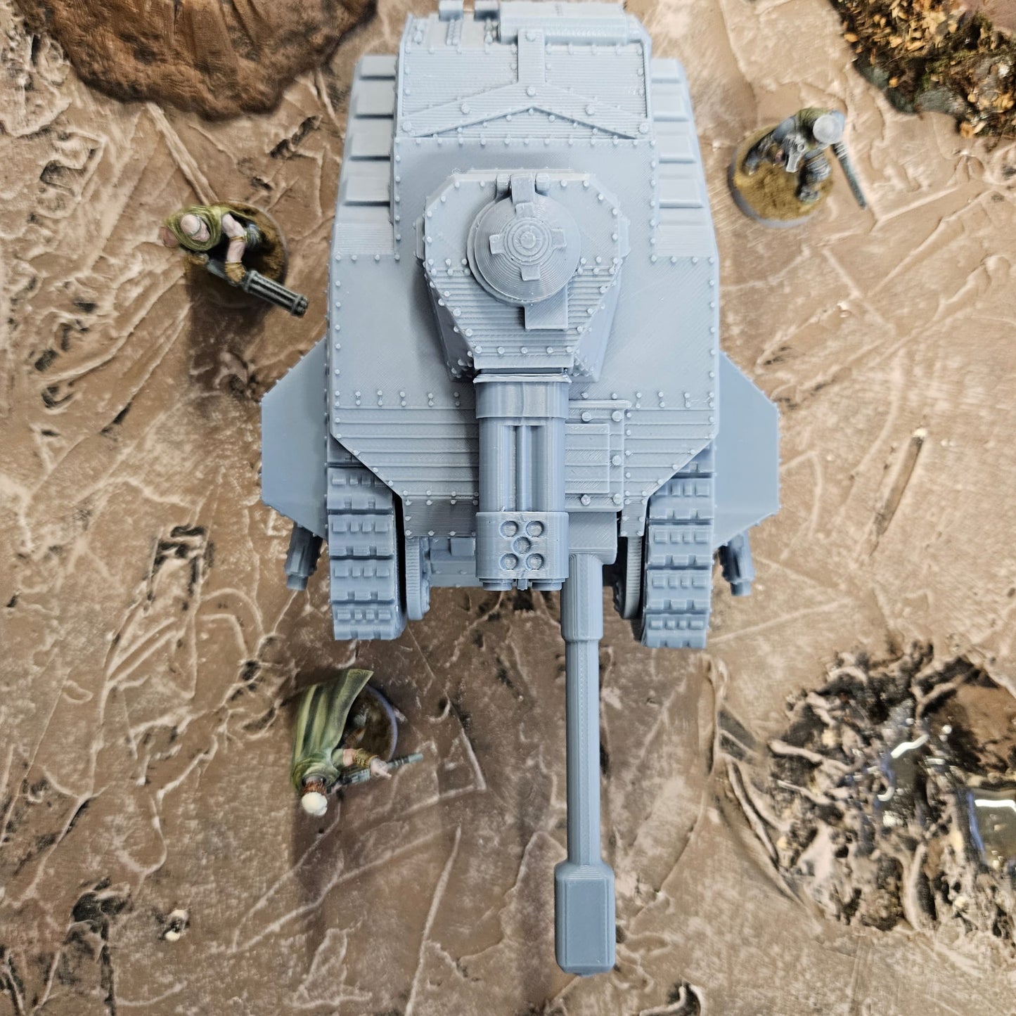 Steel Goliath Battle Tank  - FDM Printed - 28-32mm Scale.