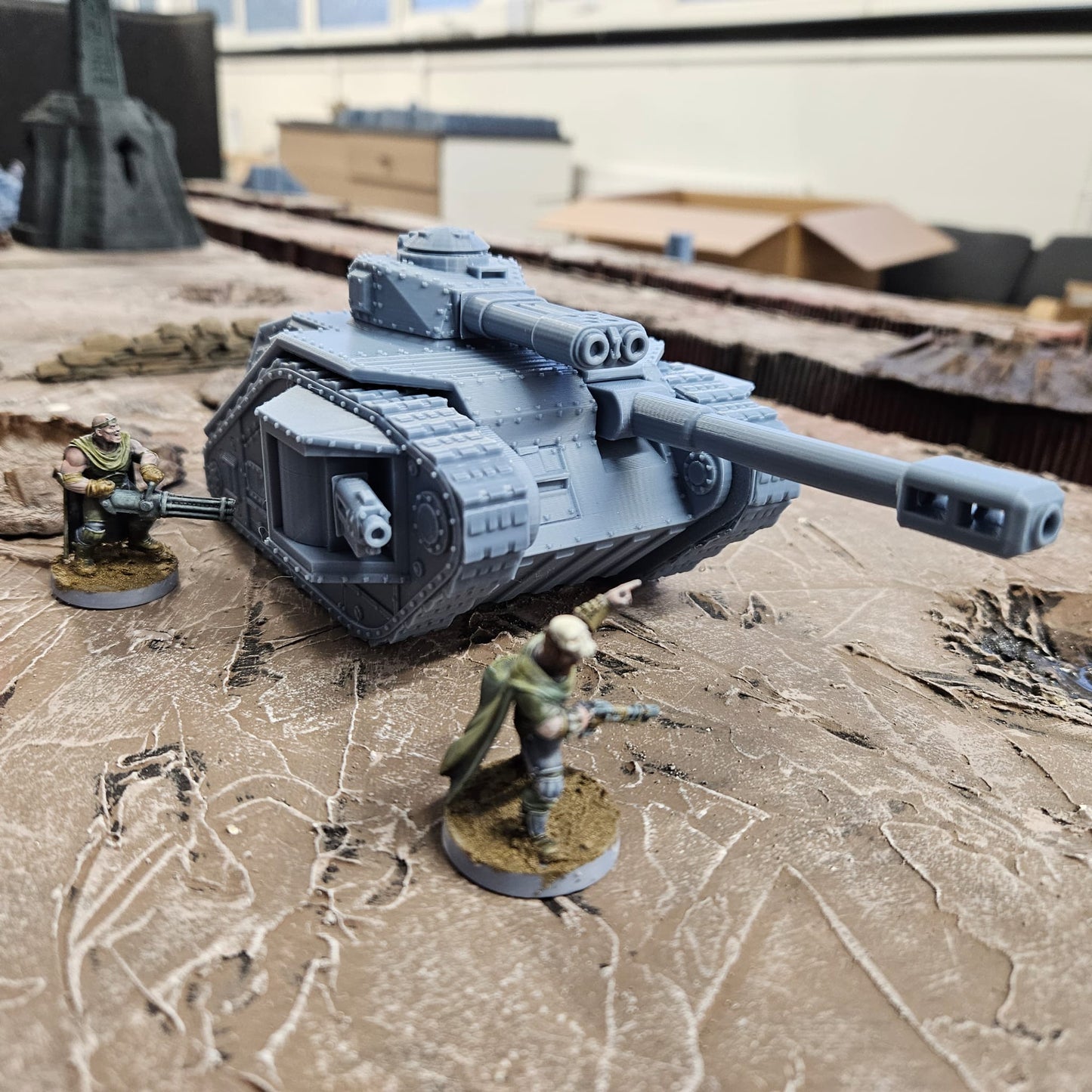 Steel Goliath Battle Tank  - FDM Printed - 28-32mm Scale.