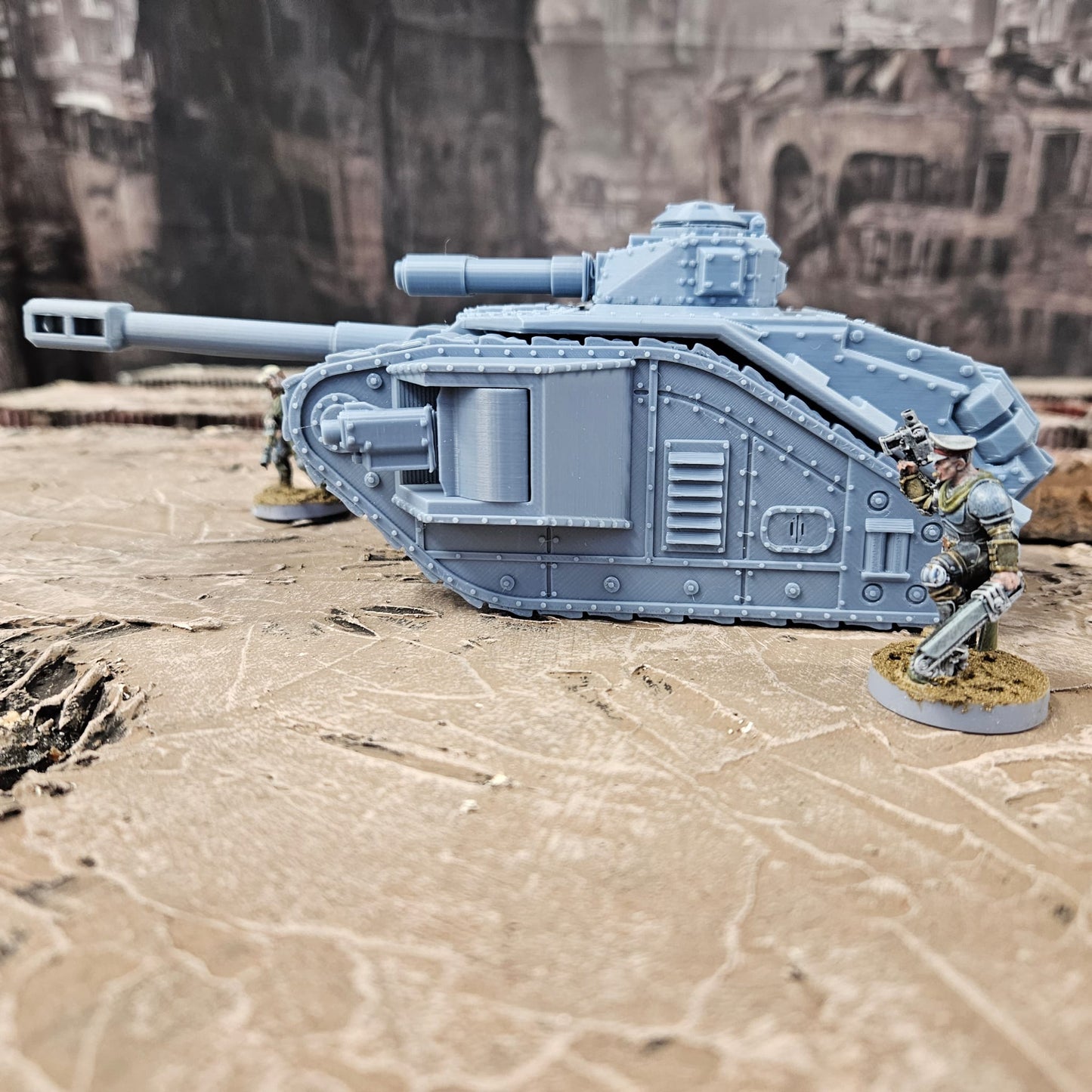 Steel Goliath Battle Tank  - FDM Printed - 28-32mm Scale.