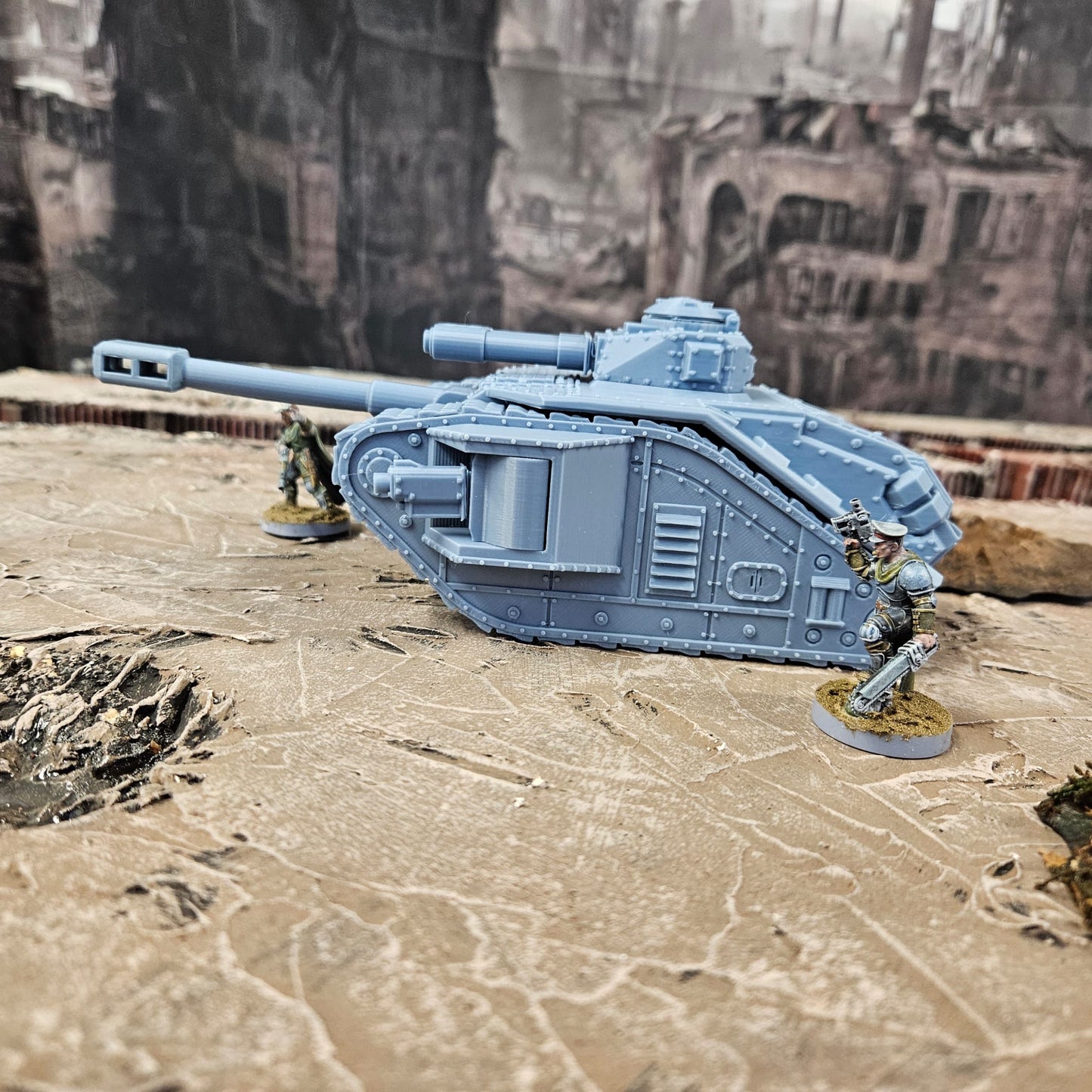 Steel Goliath Battle Tank  - FDM Printed - 28-32mm Scale.