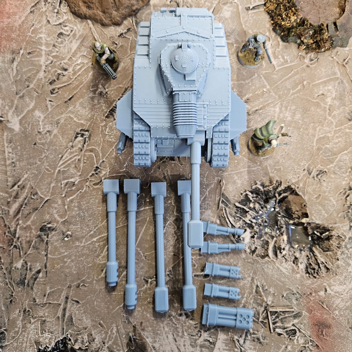 Steel Goliath Battle Tank  - FDM Printed - 28-32mm Scale.