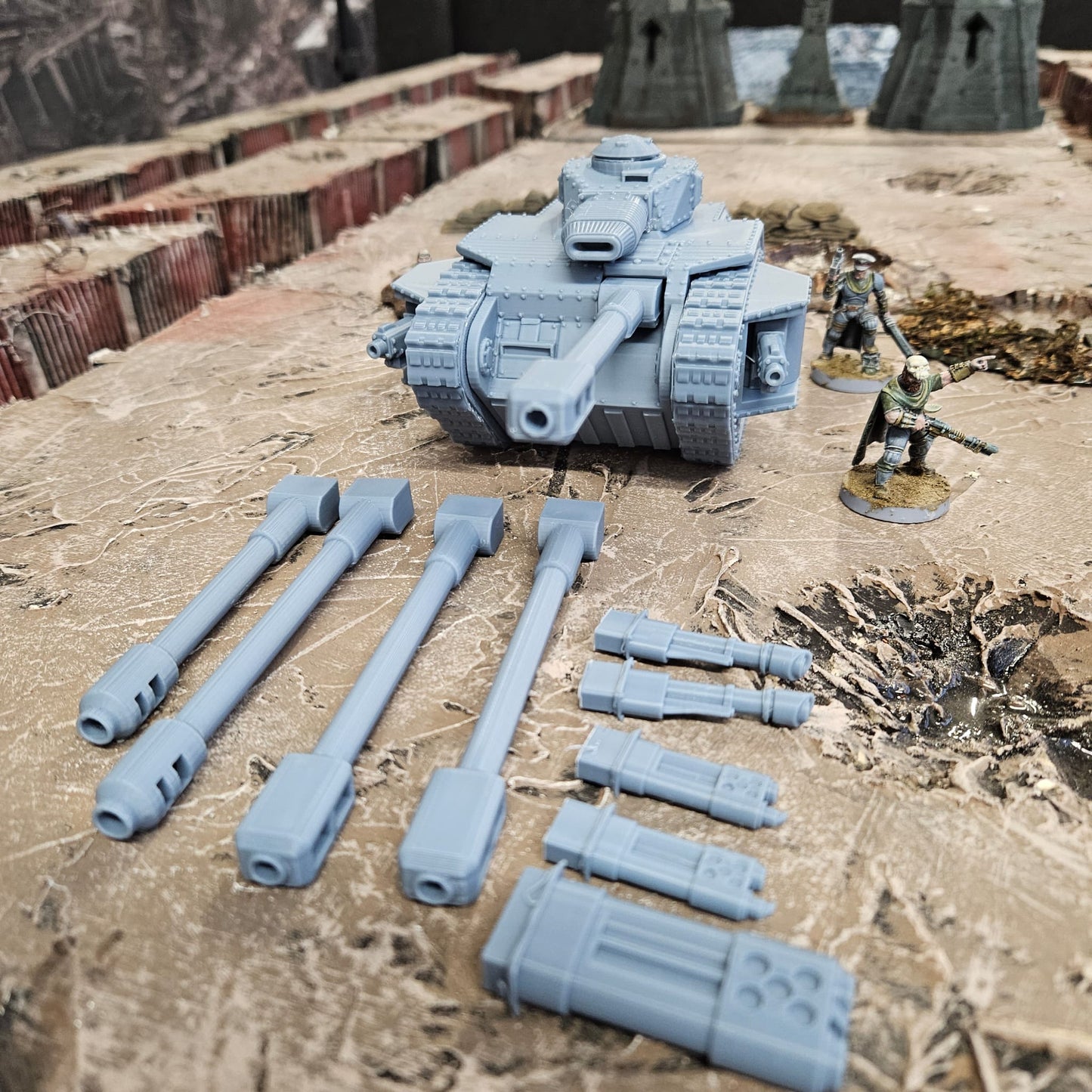 Steel Goliath Battle Tank  - FDM Printed - 28-32mm Scale.