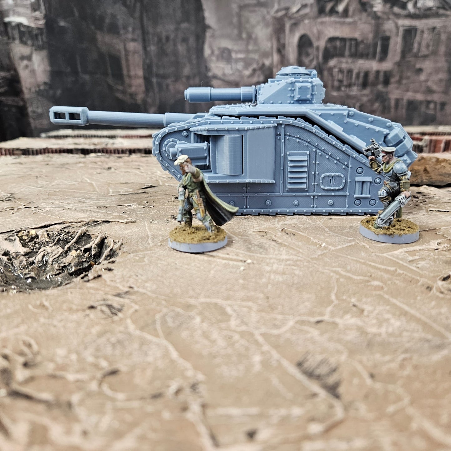 Steel Goliath Battle Tank  - FDM Printed - 28-32mm Scale.